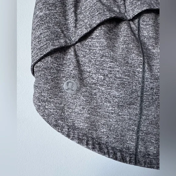 Lululemon Speed Up Short Heather Lux Multi Black / Black Size 6 - Picture 9 of 16